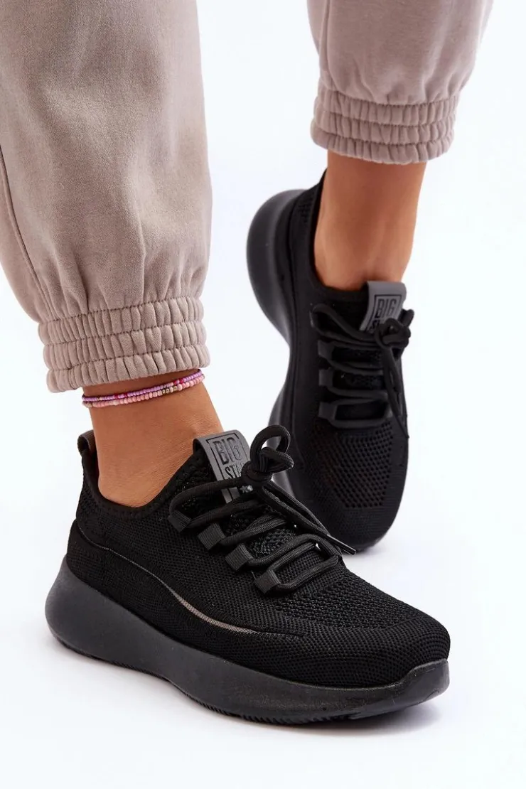 Damskie Big Star Shoes Damskie Buty Sportowe Big Star NN274663 Czarne