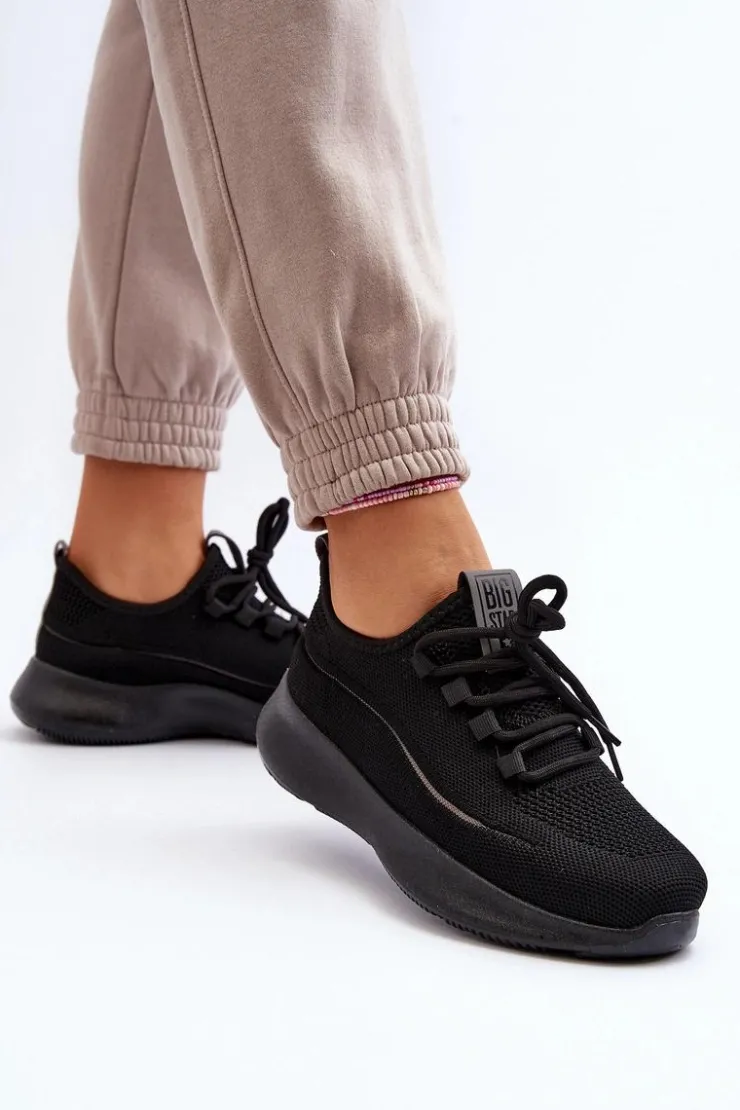 Damskie Big Star Shoes Damskie Buty Sportowe Big Star NN274663 Czarne