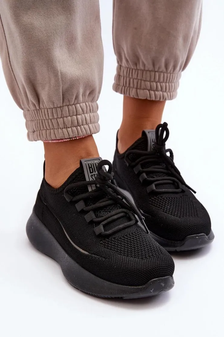 Damskie Big Star Shoes Damskie Buty Sportowe Big Star NN274663 Czarne