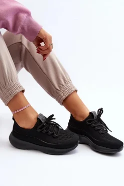 Damskie Big Star Shoes Damskie Buty Sportowe Big Star NN274663 Czarne