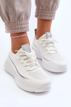 Online Big Star Shoes Damskie Buty Sportowe Big Star NN274662 Białe