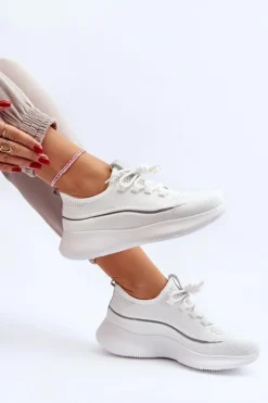 Online Big Star Shoes Damskie Buty Sportowe Big Star NN274662 Białe