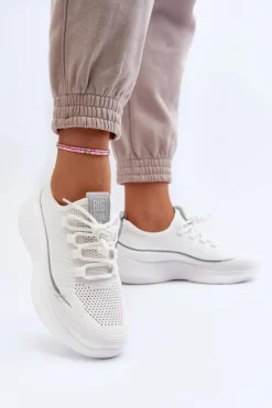 Online Big Star Shoes Damskie Buty Sportowe Big Star NN274662 Białe