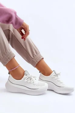 Online Big Star Shoes Damskie Buty Sportowe Big Star NN274662 Białe