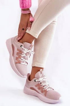 Discount Big Star Shoes Damskie Buty Sportowe Big Star KK274058 Różowe