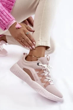 Discount Big Star Shoes Damskie Buty Sportowe Big Star KK274058 Różowe