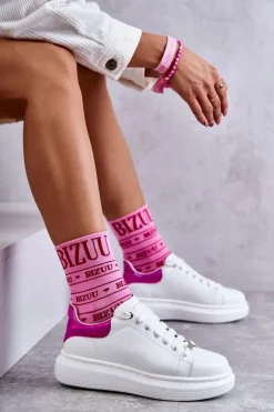 Damskie GOE Damskie Buty Sportowe KK2N4074 Białe