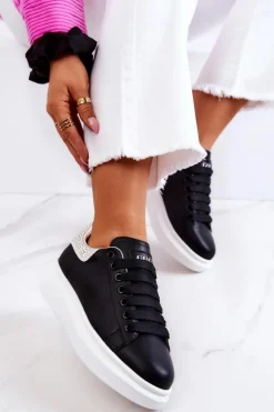 Damskie GOE Damskie Buty Sportowe JJ2N4052 Czarno-Białe