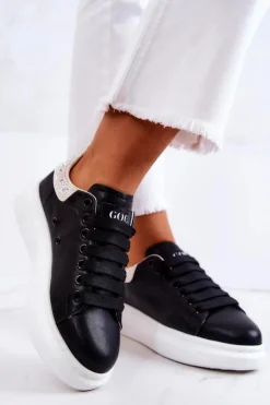 Damskie GOE Damskie Buty Sportowe JJ2N4052 Czarno-Białe