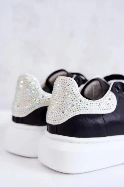 Damskie GOE Damskie Buty Sportowe JJ2N4052 Czarno-Białe