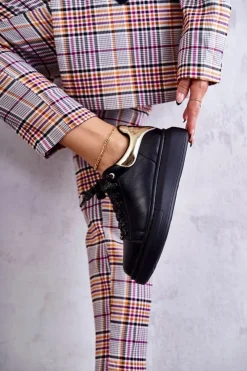 GOE Sneakersy Damskie*Damskie Buty Sportowe KK2N4073 Czarne