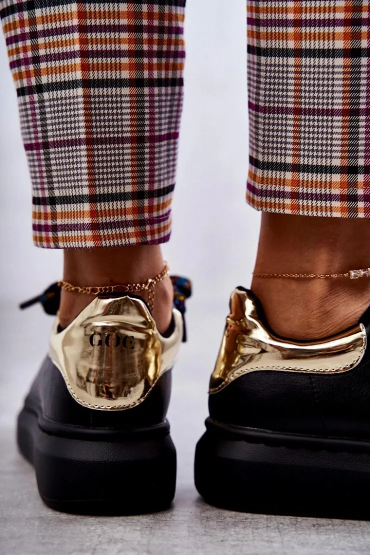 GOE Sneakersy Damskie*Damskie Buty Sportowe KK2N4073 Czarne