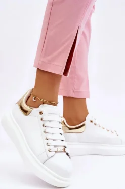 Damskie GOE Damskie Buty Sportowe LL2N4011 Biało-Złote