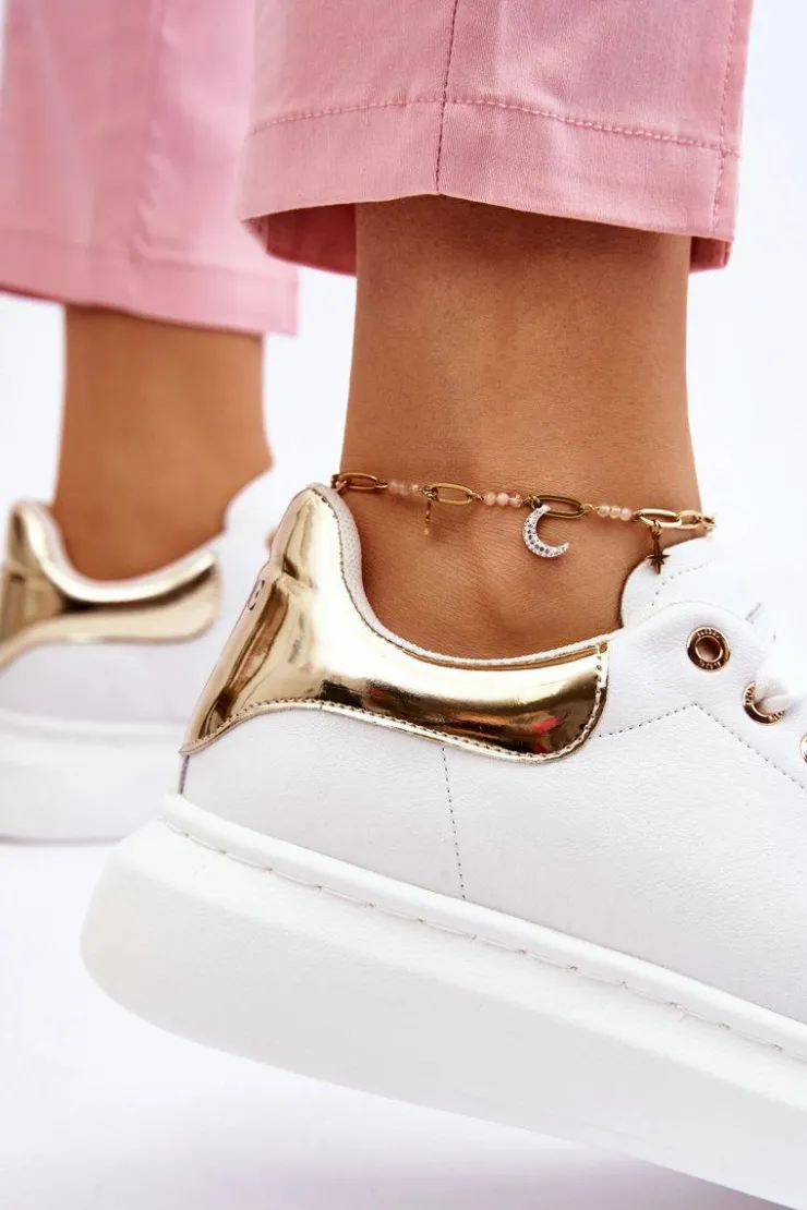 Damskie GOE Damskie Buty Sportowe LL2N4011 Biało-Złote