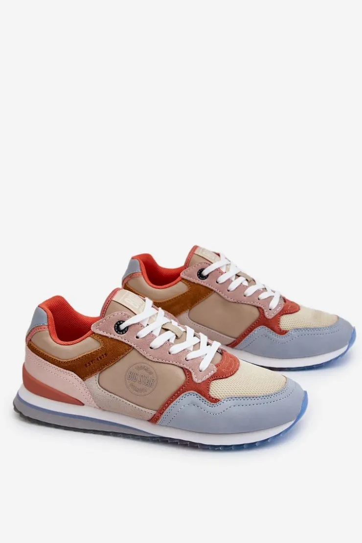 Big Star Shoes Damskie Buty Sportowe Memory Foam System Big Star LL274348 Multikolor