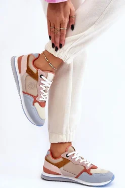 Big Star Shoes Damskie Buty Sportowe Memory Foam System Big Star LL274348 Multikolor