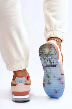 Big Star Shoes Damskie Buty Sportowe Memory Foam System Big Star LL274348 Multikolor