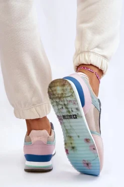 Big Star Shoes Buty Sportowe Big Star|Sneakersy Damskie*Damskie Buty Sportowe Memory Foam System Big Star LL274347 Multikolor