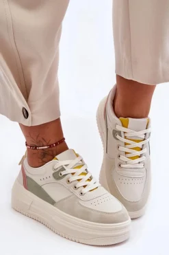 Boto Damskie Buty Sportowe Na Masywnej Platformie Wielokolorowe Gemma