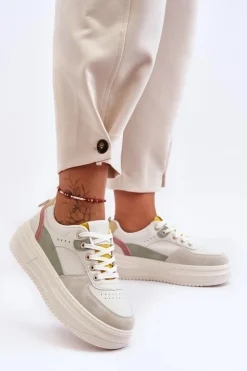 Boto Damskie Buty Sportowe Na Masywnej Platformie Wielokolorowe Gemma