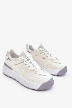 Clearance Boto Damskie Buty Sportowe Na Platformie Białe Dakari