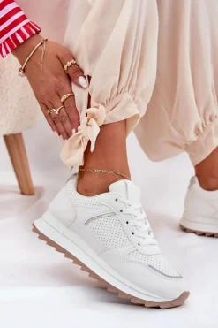 Damskie Boto Damskie Buty Sportowe Na Platformie Białe Yandia