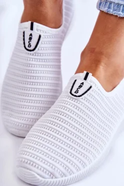 Damskie Boto Damskie Buty Sportowe Slip-On Białe Charlien
