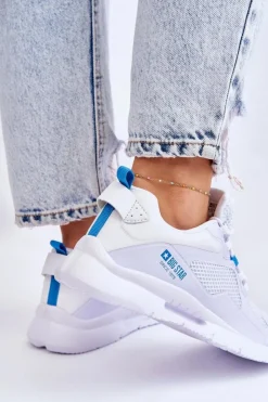 Damskie Big Star Shoes Damskie Buty Sportowe Sneakersy Big Star LL274373 Białe