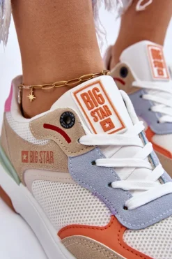 Clearance Big Star Shoes Damskie Buty Sportowe Sneakersy Big Star LL274437 Multikolor