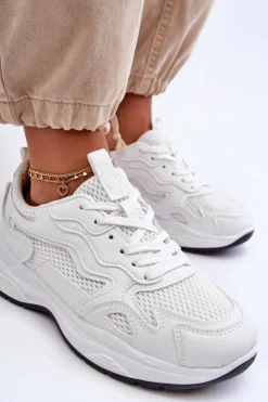 Best Boto Damskie Buty Sportowe Sneakersy Na Platformie Białe Lomare