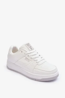 Damskie Big Star Shoes Damskie Buty Sportowe Sneakersy Big Star MM274354 Białe