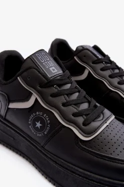 Damskie Big Star Shoes Damskie Buty Sportowe Sneakersy Big Star MM274232 Czarne