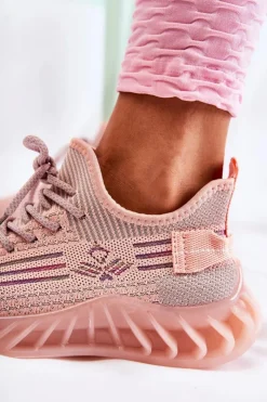 Damskie Boto Damskie Buty Sportowe Wsuwane Różowe Hermiona