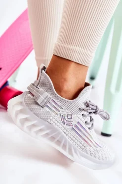 Damskie Boto Damskie Buty Sportowe Wsuwane Szare Rokko