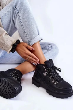 Damskie Lee Cooper Damskie Buty Trekkingowe LCJ-22-31-1435 Czarne