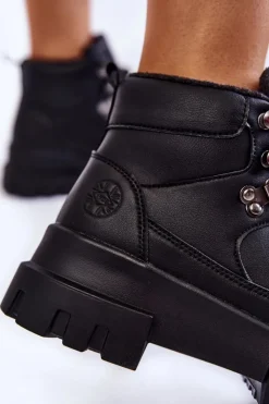 Damskie Lee Cooper Damskie Buty Trekkingowe LCJ-22-31-1435 Czarne