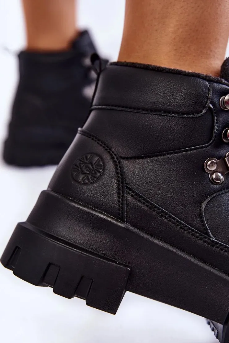 Damskie Lee Cooper Damskie Buty Trekkingowe LCJ-22-31-1435 Czarne