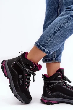 Discount Lee Cooper Damskie Buty Trekkingowe Trapery LCJ-23-01-2020L Czarne