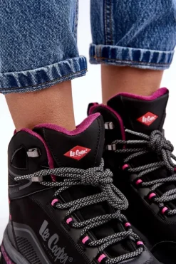 Discount Lee Cooper Damskie Buty Trekkingowe Trapery LCJ-23-01-2020L Czarne