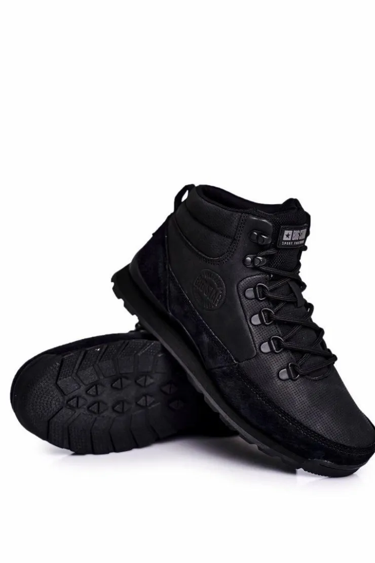 Damskie Big Star Shoes Damskie Buty Trekkingowe Big Star Czarne GG274615