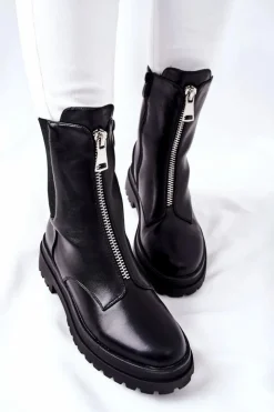 Damskie Buty damskie Vinceza Damskie Ciepłe Botki Czarne Assuh