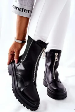 Damskie Buty damskie Vinceza Damskie Ciepłe Botki Czarne Assuh