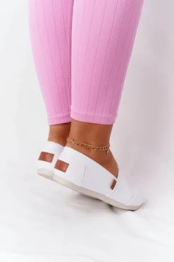 Discount Evento Damskie Espadryle Białe After Hours