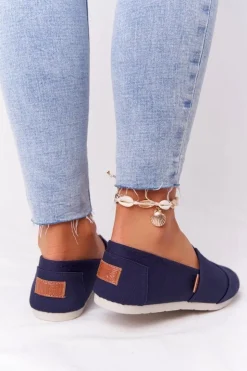 Evento Czarne Espadryle*Damskie Espadryle Granatowe After Hours