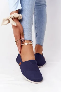 Evento Czarne Espadryle*Damskie Espadryle Granatowe After Hours