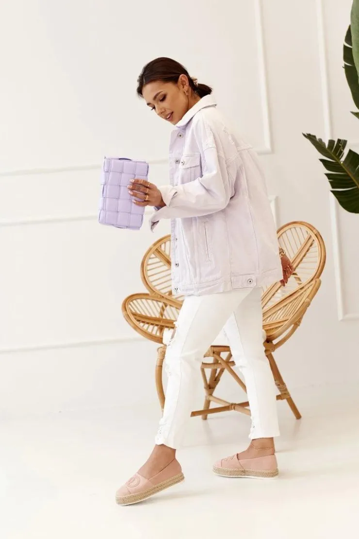 Boto Czarne Espadryle*Damskie Espadryle Na Słomkowej Platformie Różowe Febi