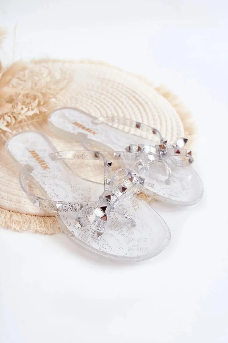 Damskie Boto Damskie Gumowe Klapki Japonki Transparentne Monise