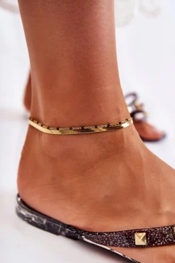 New Boto Damskie Gumowe Klapki Japonki Czarne Monise