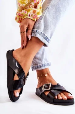 ZAXY Klapki Damskie Klasyczne*Damskie Gumowe Klapki JJ285058 Czarne