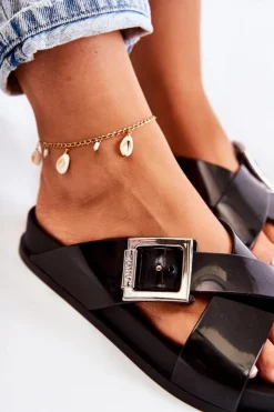 ZAXY Klapki Damskie Klasyczne*Damskie Gumowe Klapki JJ285058 Czarne